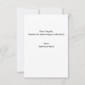 Merci plat Fille Citron (Dos)