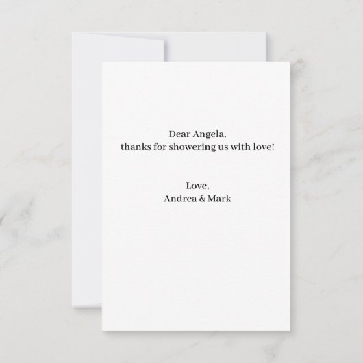 Merci plat Fille Citron (Dos)