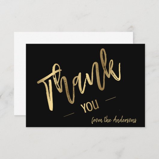 Merci plat simple à script simple personnalisé (Devant / Derrière)