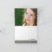 MERCI PLIÉ audacieux chevron motif or noir (Intérieur)