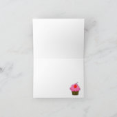 Merci plié moderne de brun/rose de petit gâteau de (Intérieur)
