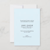 Merci Poignée Bleu Baby Boy Douche (Dos)