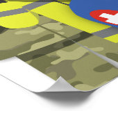 MERCI POSTER POUR ÊTRE BRAVE 18x24 (Coin)