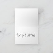 Merci Pour Animaux De Compagnie (Intérieur)