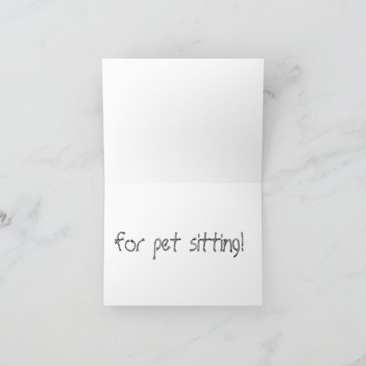 Merci Pour Animaux De Compagnie (Intérieur)