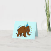 Merci pour Anniversaire Présente Mammoth laine (Devant)