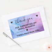 Merci Pour Appuyer Mon Étiquette De Petites Entrep (Enveloppe)