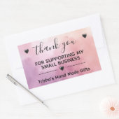 Merci Pour Appuyer Mon Étiquette De Petites Entrep (Enveloppe)