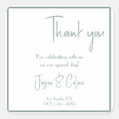 Merci pour autocollant (Devant)