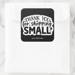 Merci pour autocollant d'achat