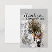 Merci pour avoir mon loup et mon petit loup (Devant / Derrière)