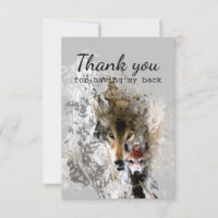 Merci pour avoir mon loup et mon petit loup