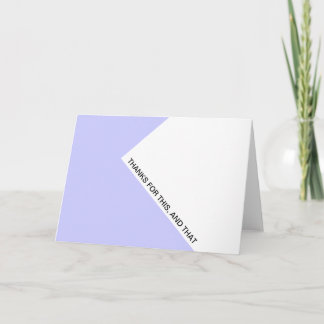 Merci pour ça, et ça