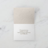 Merci pour cadeau Mariage (Intérieur)