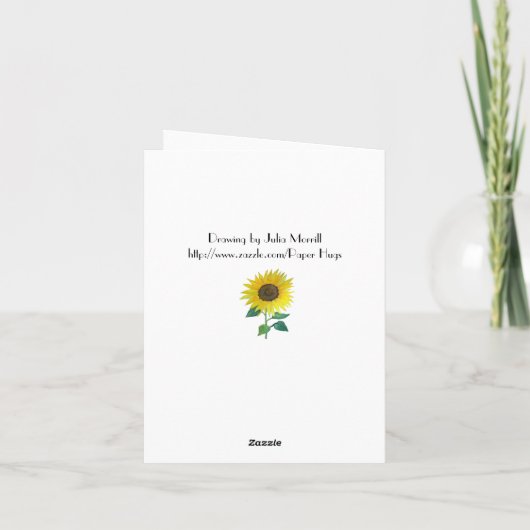 Merci pour carte de note de déjeuner (Dos)