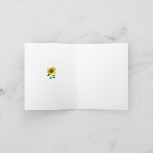 Merci pour carte de note de déjeuner (Intérieur)