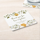 Merci pour ce sous-verre en papier Bee-ing Here (Incliné)