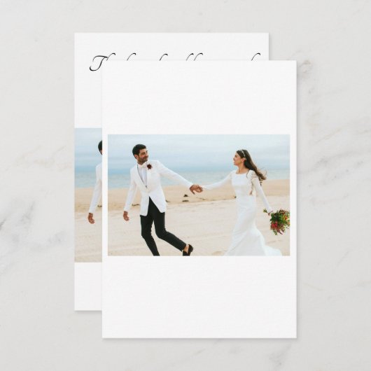 Merci pour célébrer avec nous - Mariage (Devant / Derrière)