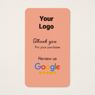 Merci pour commander Google avis ajouter logo site