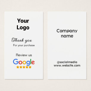 Merci pour commander Google avis ajouter logo site