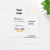 Merci pour commander Google avis ajouter logo site (Bureau)