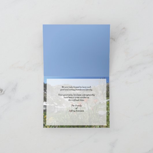 Merci Pour Contribution Mémorial, Note, Nature (Intérieur)