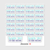 Merci pour être génial - Sticker Vinyl (Feuille)