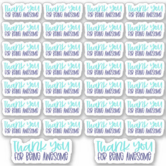 Merci pour être génial - Sticker Vinyl