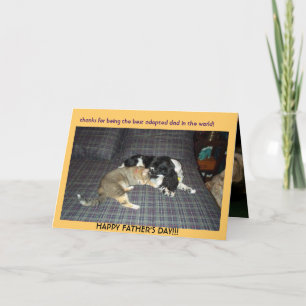 merci pour être le meilleur ont adopté le papa