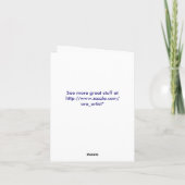 MERCI POUR ÊTRE MA CARTE DE NOTE D'AMI (Dos)
