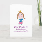 Merci pour être ma carte de voeux de professeur (Dos)