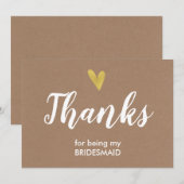 Merci pour être ma carte | Papier d'emballage de (Devant / Derrière)