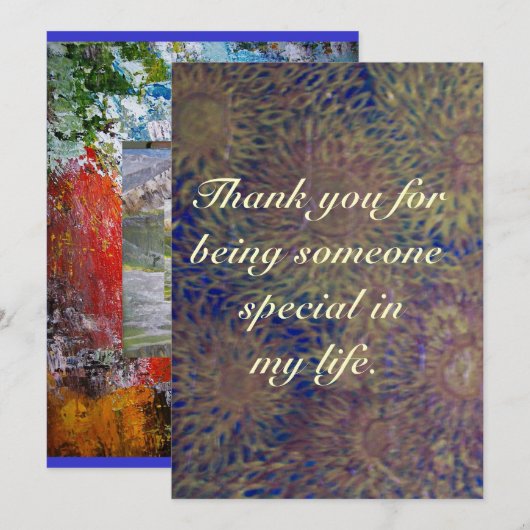 Merci pour être spécial (Devant / Derrière)