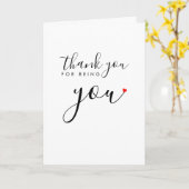 MERCI POUR ÊTRE VOUS carte (Fleur jaune)