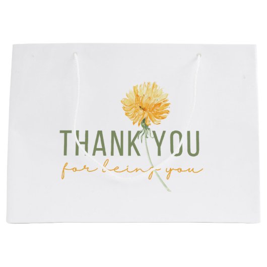 Merci Pour Être Vous Sac Cadeau (Devant)