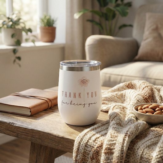 Merci Pour Être Vous Tumbler Thermique