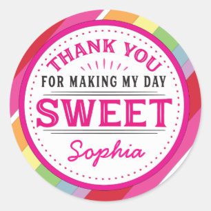 Merci pour faire ma journée Étiquette doux