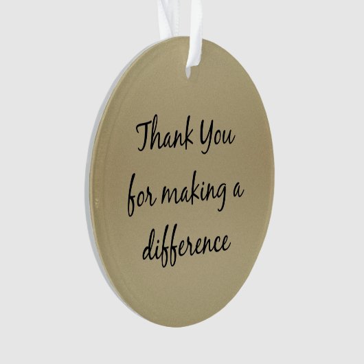 Merci pour faire une différence (devant)