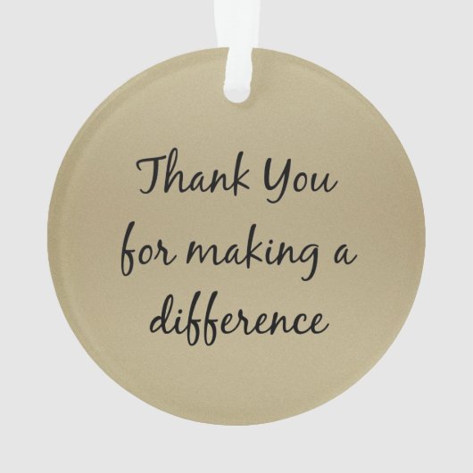 Merci pour faire une différence (dos)