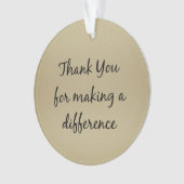 Merci pour faire une différence (devant)