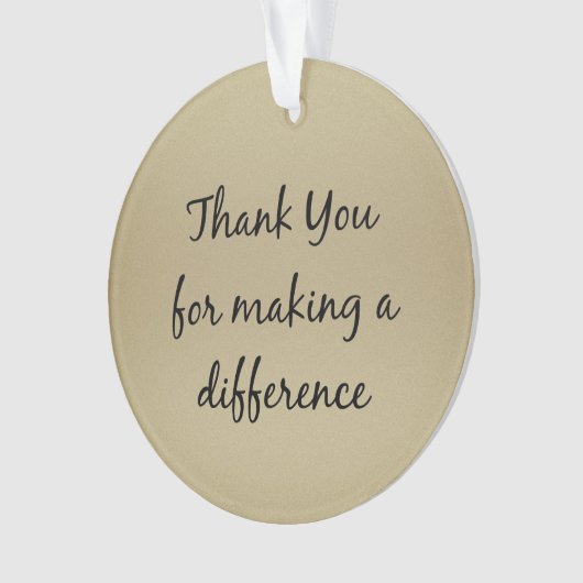 Merci pour faire une différence (devant)