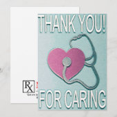 Merci pour infirmières/médecins soignants (Devant / Derrière)