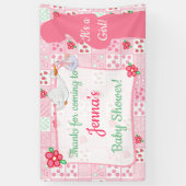 Merci pour la bannière de Baby shower à venir (Vertical)