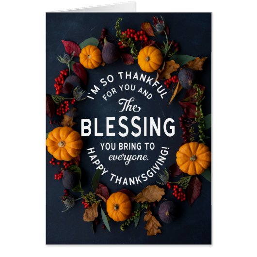 Merci pour la bénédiction de Thanksgiving de VOUS (Devant)