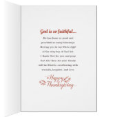 Merci pour la bénédiction de Thanksgiving de VOUS (Intérieur (Droit))