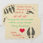 Merci pour la carte de balise Milk & Cookies From  (Devant / Derrière)