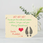 Merci pour la carte de balise Milk & Cookies From  (Debout devant)