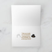 Merci pour la carte de fête de Thanksgiving (Intérieur)