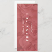 Merci pour la carte de participation | Appréciatio (Devant / Derrière)