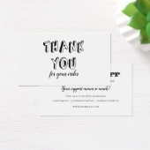 Merci Pour La Carte De Remise Shopping (Bureau)